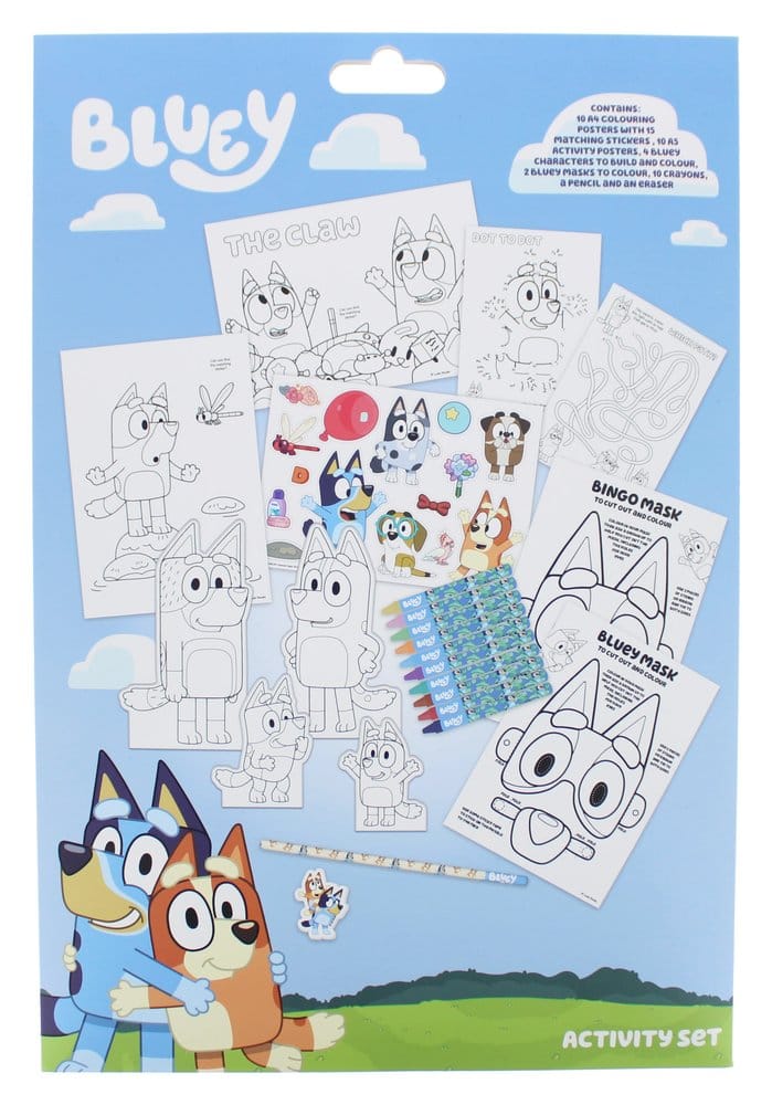 Bluey Spiel- & Lernposter-Set
