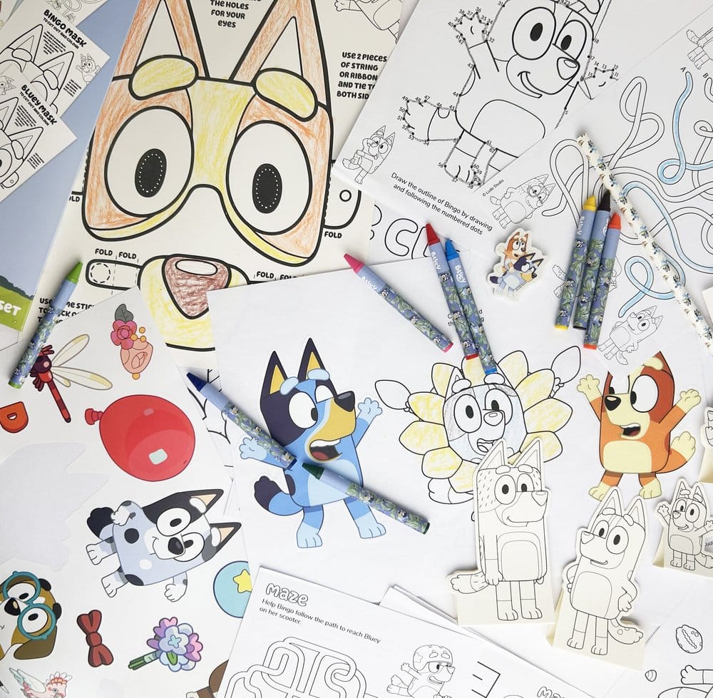 Bluey Spiel- & Lernposter-Set – Bild 3