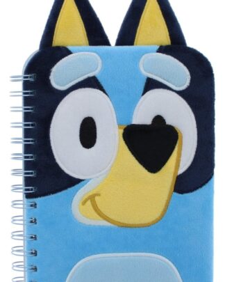 Bluey Plüsch Notizbuch Blau