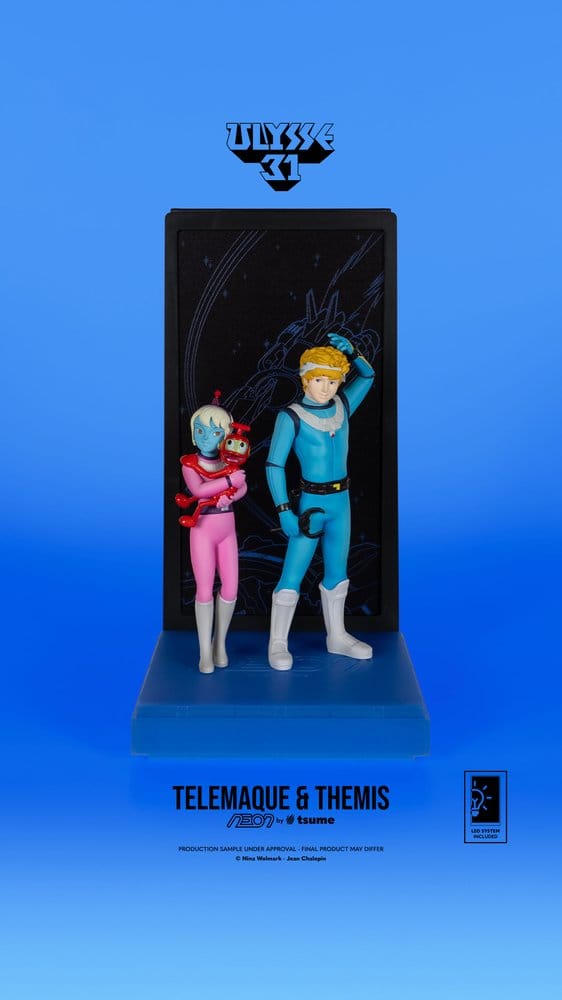 Ulysse 31 Neon Figur 1/9 Telemachus & Themis 20 cm – Bild 3