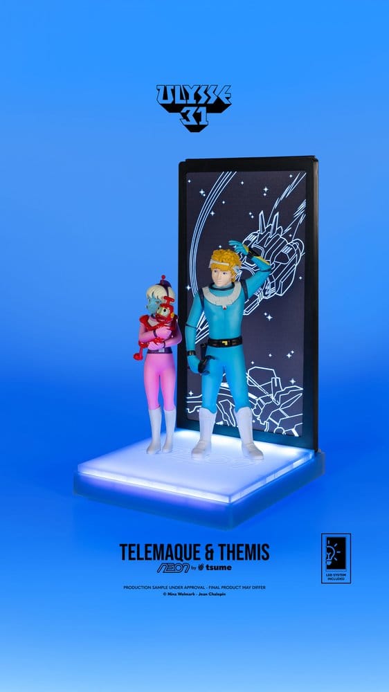 Ulysse 31 Neon Figur 1/9 Telemachus & Themis 20 cm – Bild 5
