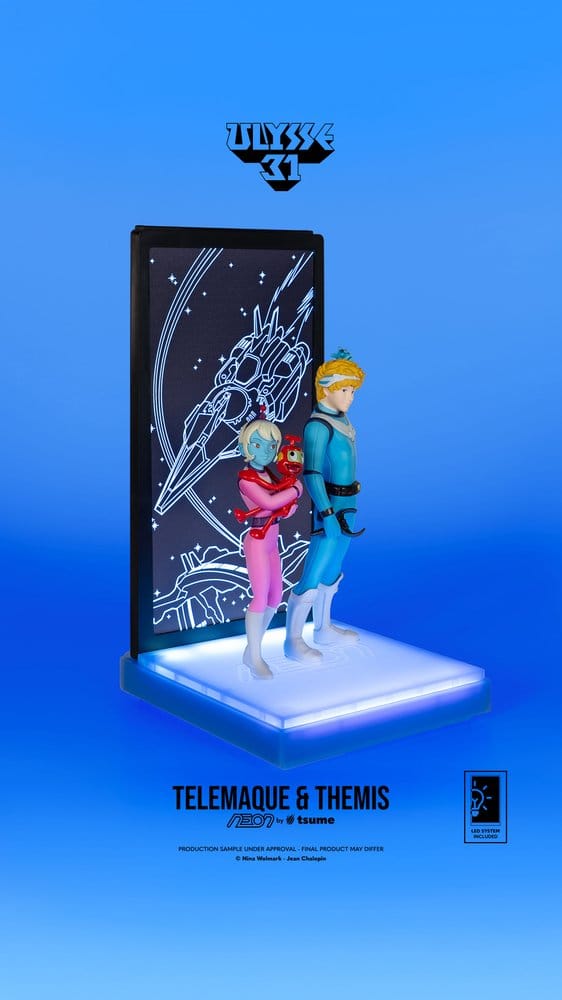 Ulysse 31 Neon Figur 1/9 Telemachus & Themis 20 cm – Bild 6