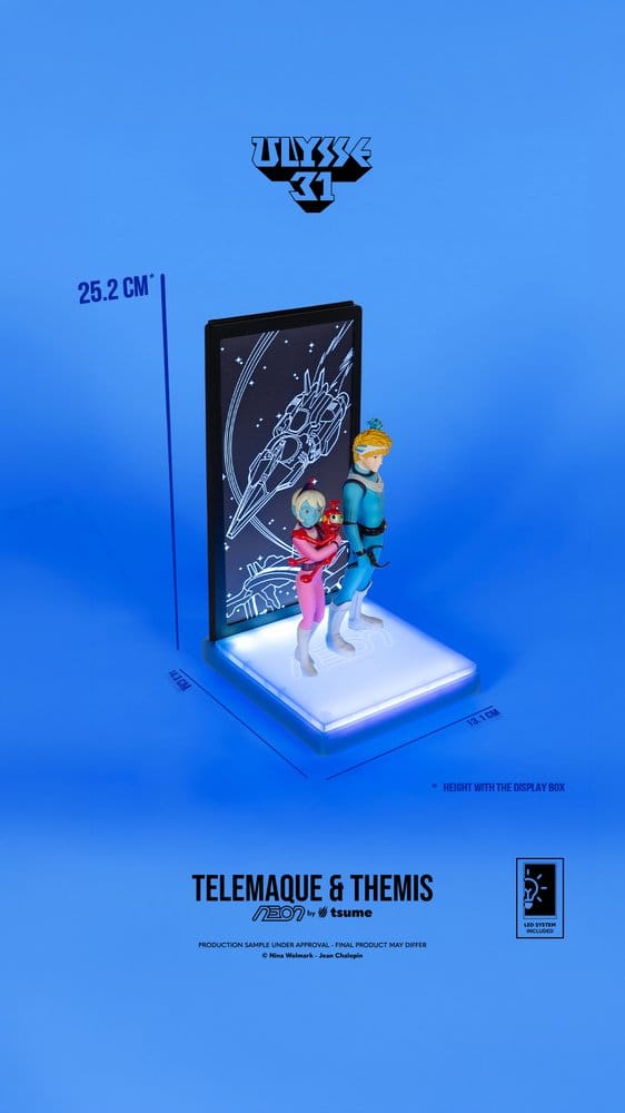 Ulysse 31 Neon Figur 1/9 Telemachus & Themis 20 cm – Bild 8