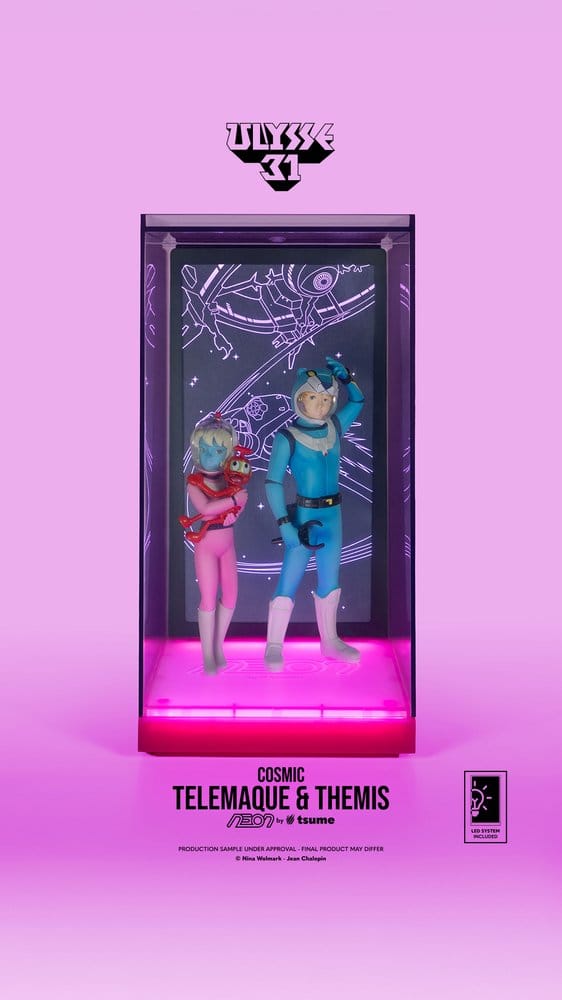 Ulysse 31 Neon Figur 1/9 Telemachus & Themis Cosmic Version 20 cm – Bild 4