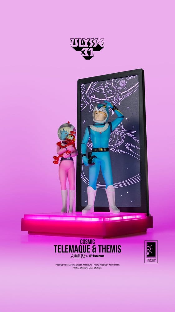 Ulysse 31 Neon Figur 1/9 Telemachus & Themis Cosmic Version 20 cm – Bild 9