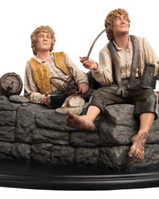 Der Herr der Ringe Mini Statue Merry und Pippin 12 cm