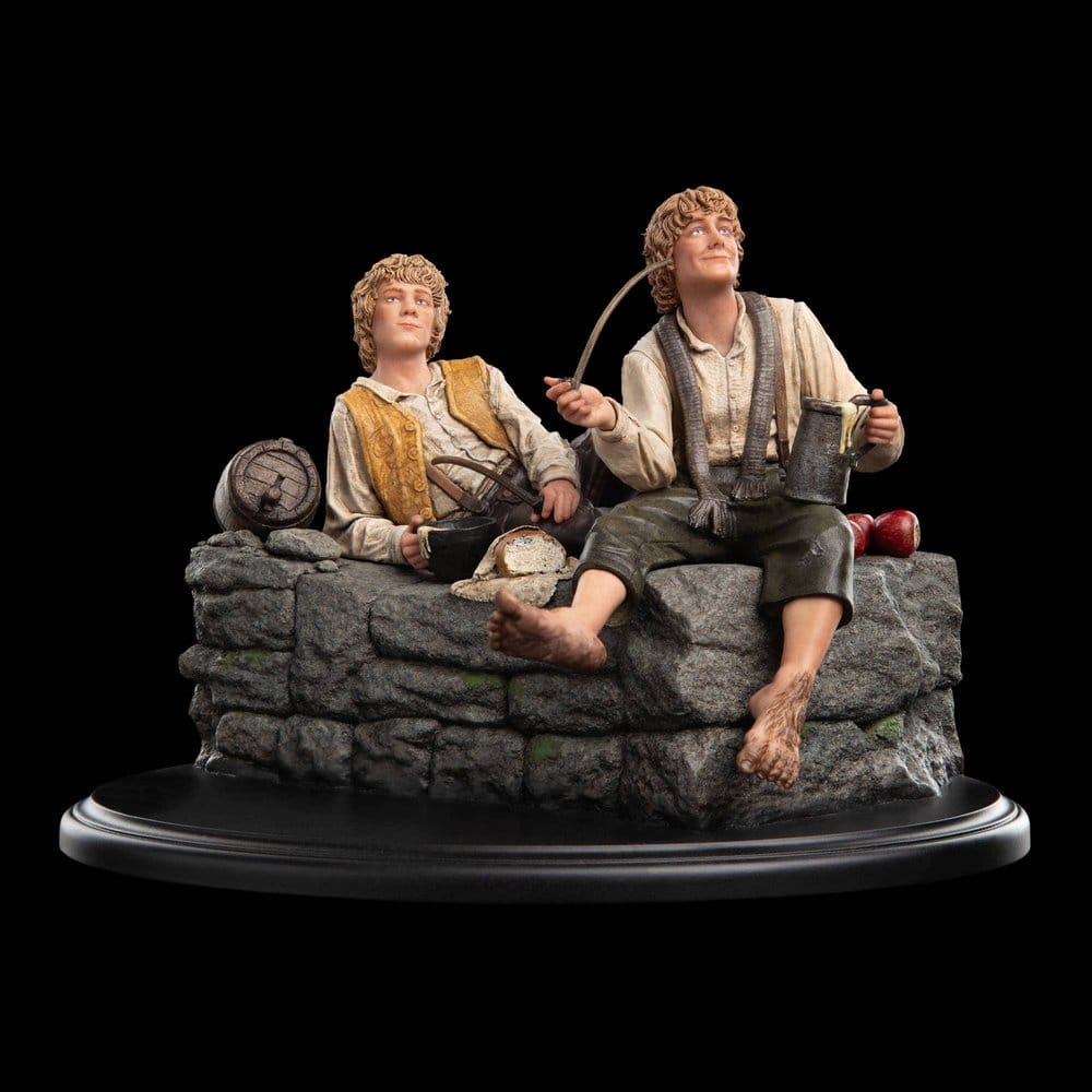 Der Herr der Ringe Mini Statue Merry und Pippin 12 cm – Bild 2