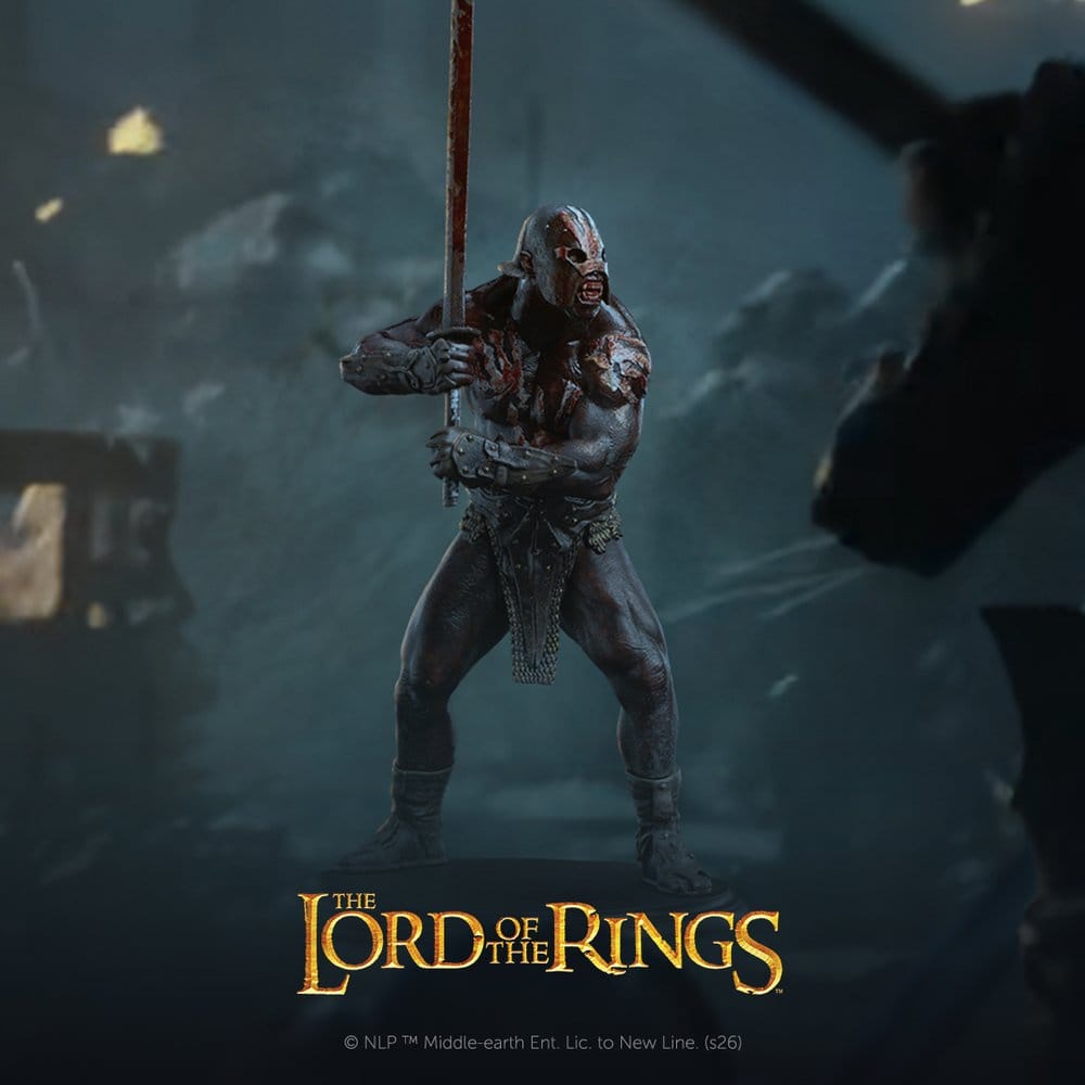 Der Herr der Ringe Mini Statue Uruk-hai Berserker 24 cm – Bild 12