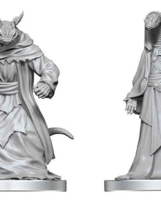 Pathfinder Battles Deep Cuts Miniatur unbemalt Zyss & Aapoph Serpentfolk 13 cm