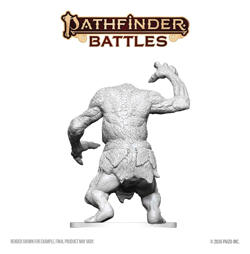 Pathfinder Battles Deep Cuts Miniatur unbemalt Waldtroll 15 cm – Bild 2