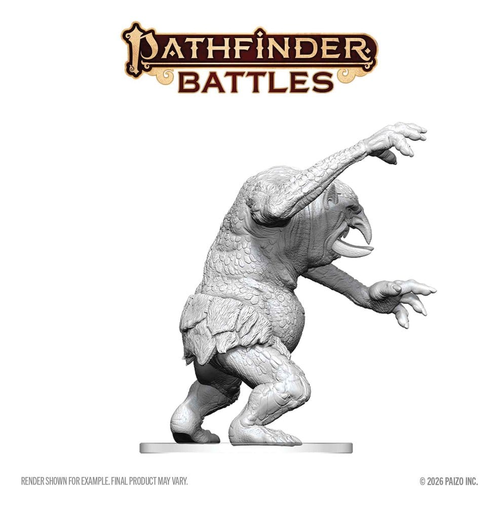 Pathfinder Battles Deep Cuts Miniatur unbemalt Waldtroll 15 cm – Bild 4