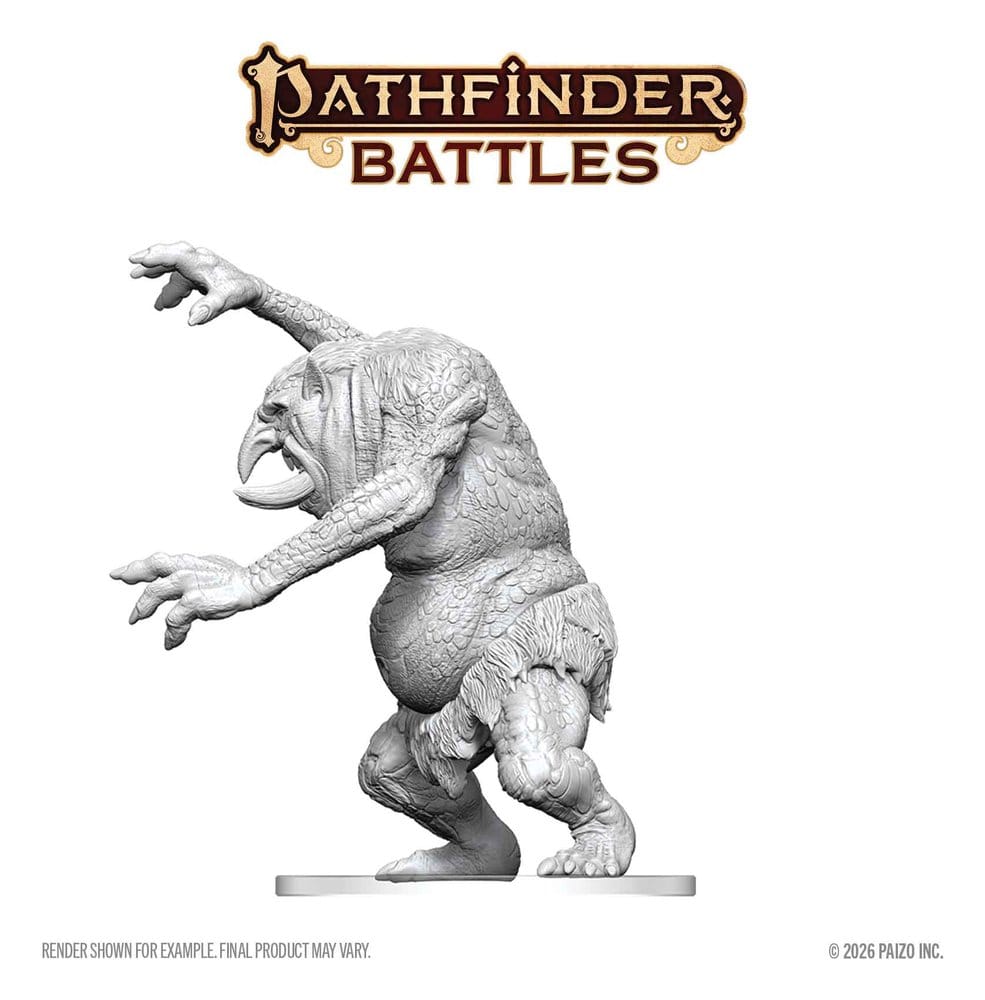 Pathfinder Battles Deep Cuts Miniatur unbemalt Waldtroll 15 cm – Bild 5