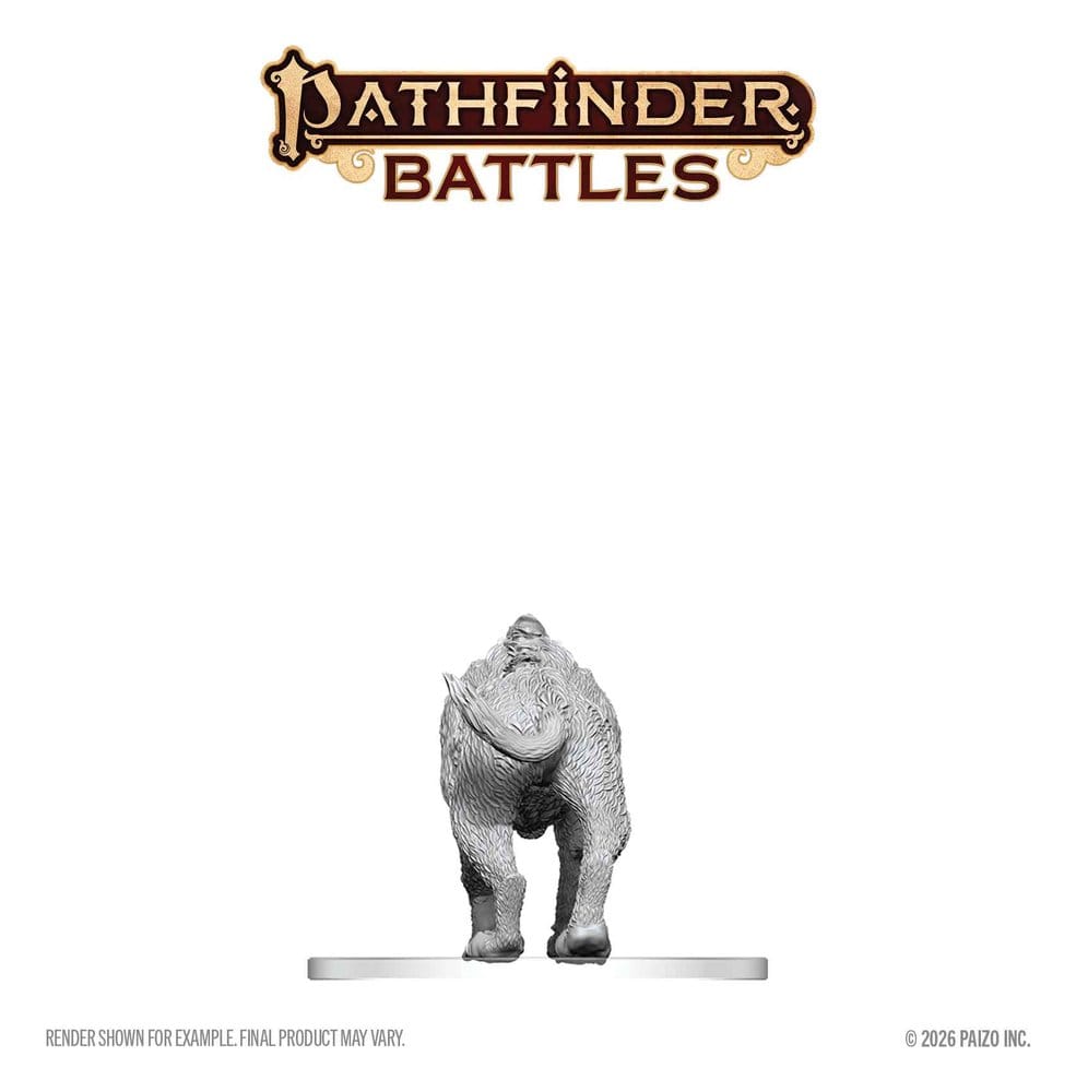Pathfinder Battles Deep Cuts Miniatur unbemalt Hyaenodon 13 cm – Bild 2