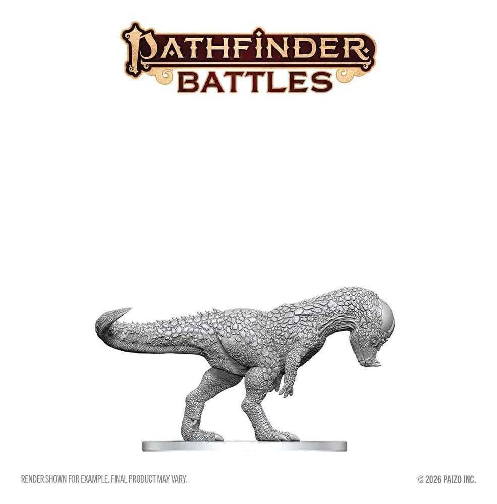 Pathfinder Battles Deep Cuts Miniatur unbemalt Pachycephalosaurus 13 cm – Bild 2