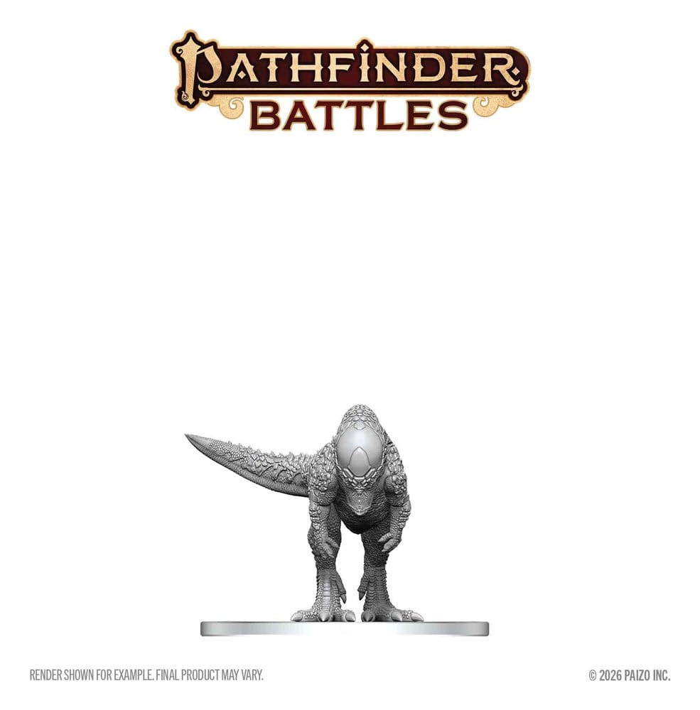 Pathfinder Battles Deep Cuts Miniatur unbemalt Pachycephalosaurus 13 cm – Bild 3