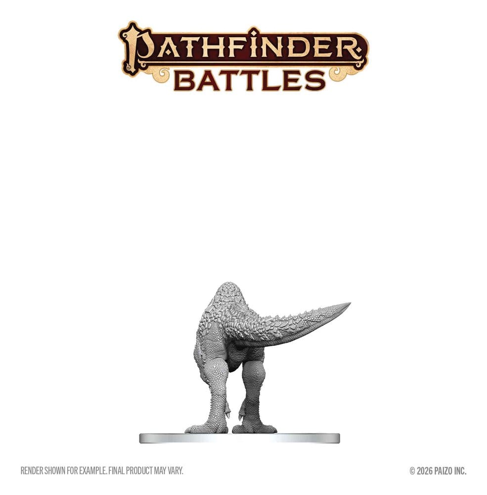 Pathfinder Battles Deep Cuts Miniatur unbemalt Pachycephalosaurus 13 cm – Bild 5