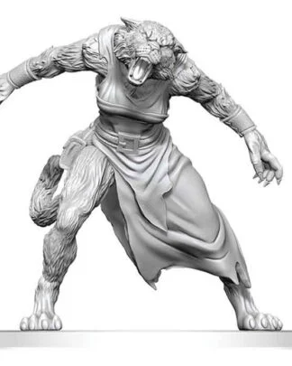Pathfinder Battles Deep Cuts Miniatur unbemalt Weretiger 13 cm