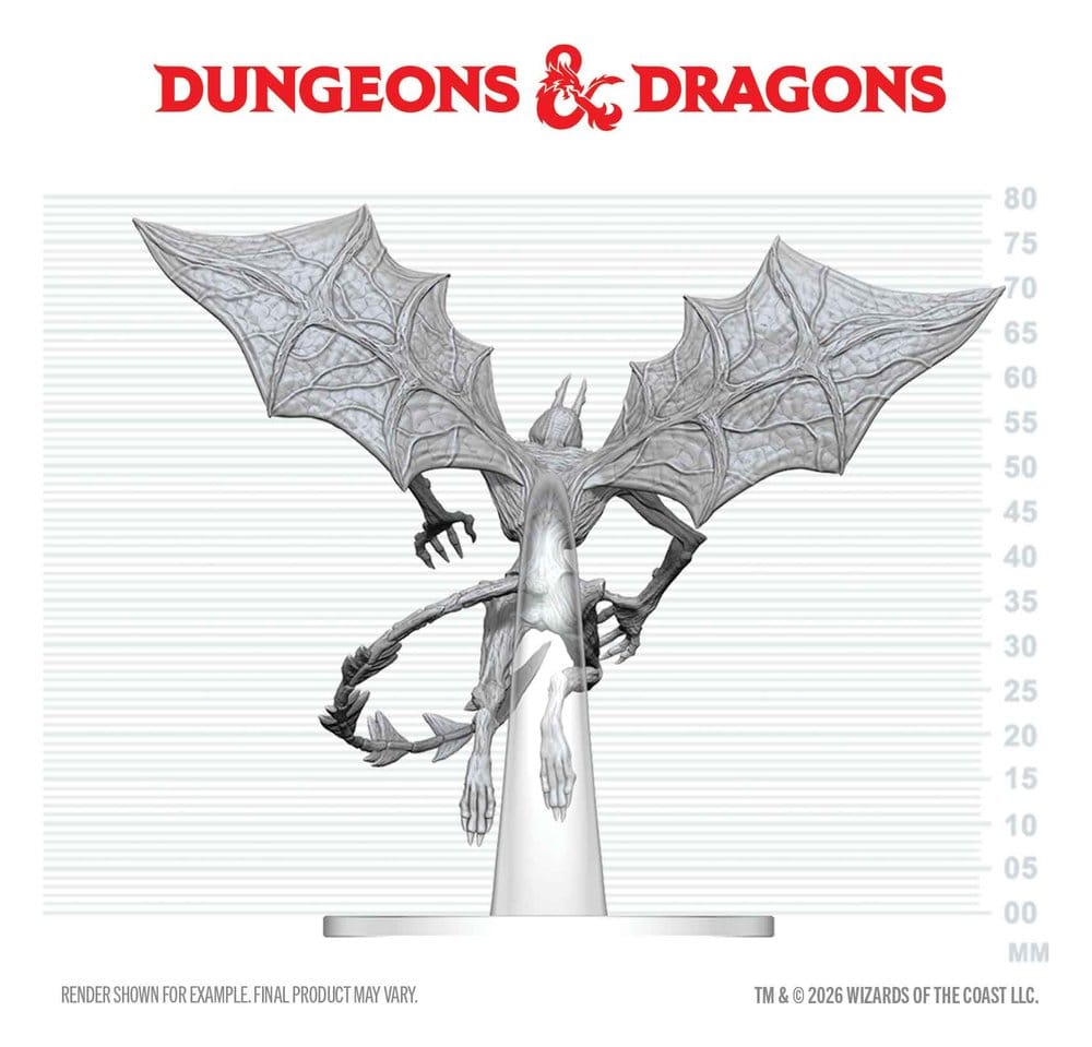 Dungeons & Dragons Nolzur's Marvelous Miniatures Miniatur unbemalt Nachtmahr 17 cm – Bild 2