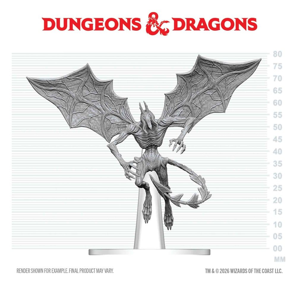 Dungeons & Dragons Nolzur's Marvelous Miniatures Miniatur unbemalt Nachtmahr 17 cm – Bild 3