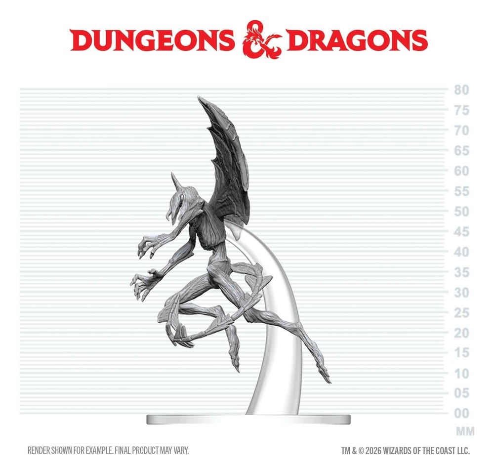 Dungeons & Dragons Nolzur's Marvelous Miniatures Miniatur unbemalt Nachtmahr 17 cm – Bild 5