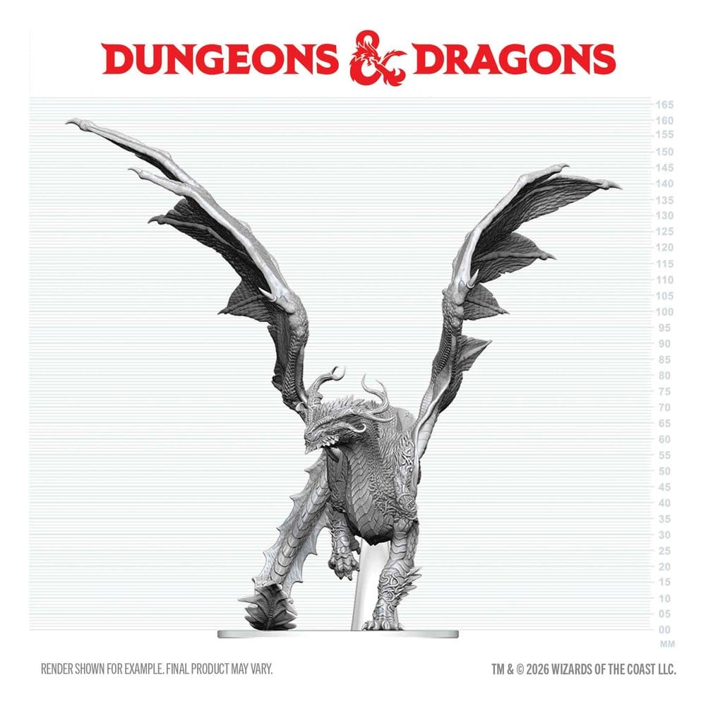 Dungeons & Dragons Nolzur's Marvelous Miniatures Miniatur unbemalt Adult Spirit Dragon 24 cm – Bild 3
