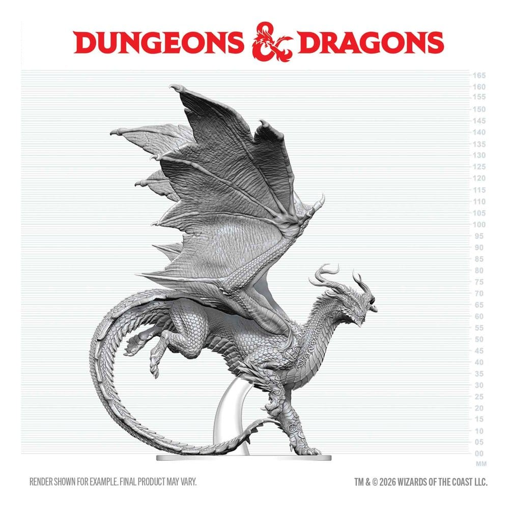 Dungeons & Dragons Nolzur's Marvelous Miniatures Miniatur unbemalt Adult Spirit Dragon 24 cm – Bild 4