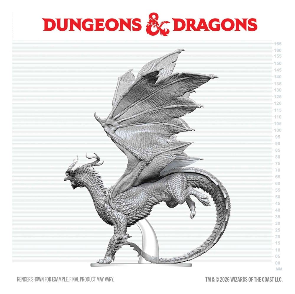Dungeons & Dragons Nolzur's Marvelous Miniatures Miniatur unbemalt Adult Spirit Dragon 24 cm – Bild 5