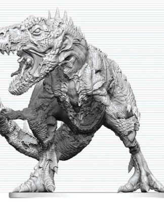 Dungeons & Dragons Nolzur's Marvelous Miniatures Miniatur unbemalt Tyrannosaurus Zombie 20 cm