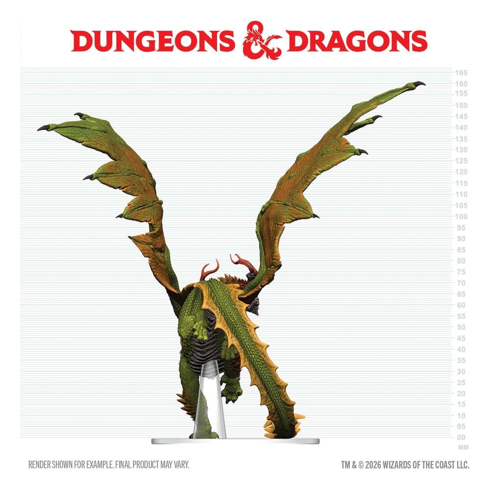 Dungeons & Dragons Icons of the Realms Miniaturen vorbemalt Adult Spirit Dragon 24 cm – Bild 2