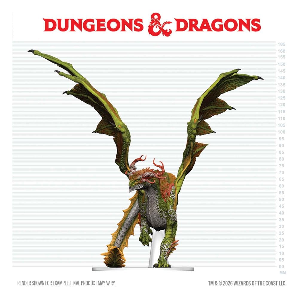 Dungeons & Dragons Icons of the Realms Miniaturen vorbemalt Adult Spirit Dragon 24 cm – Bild 3