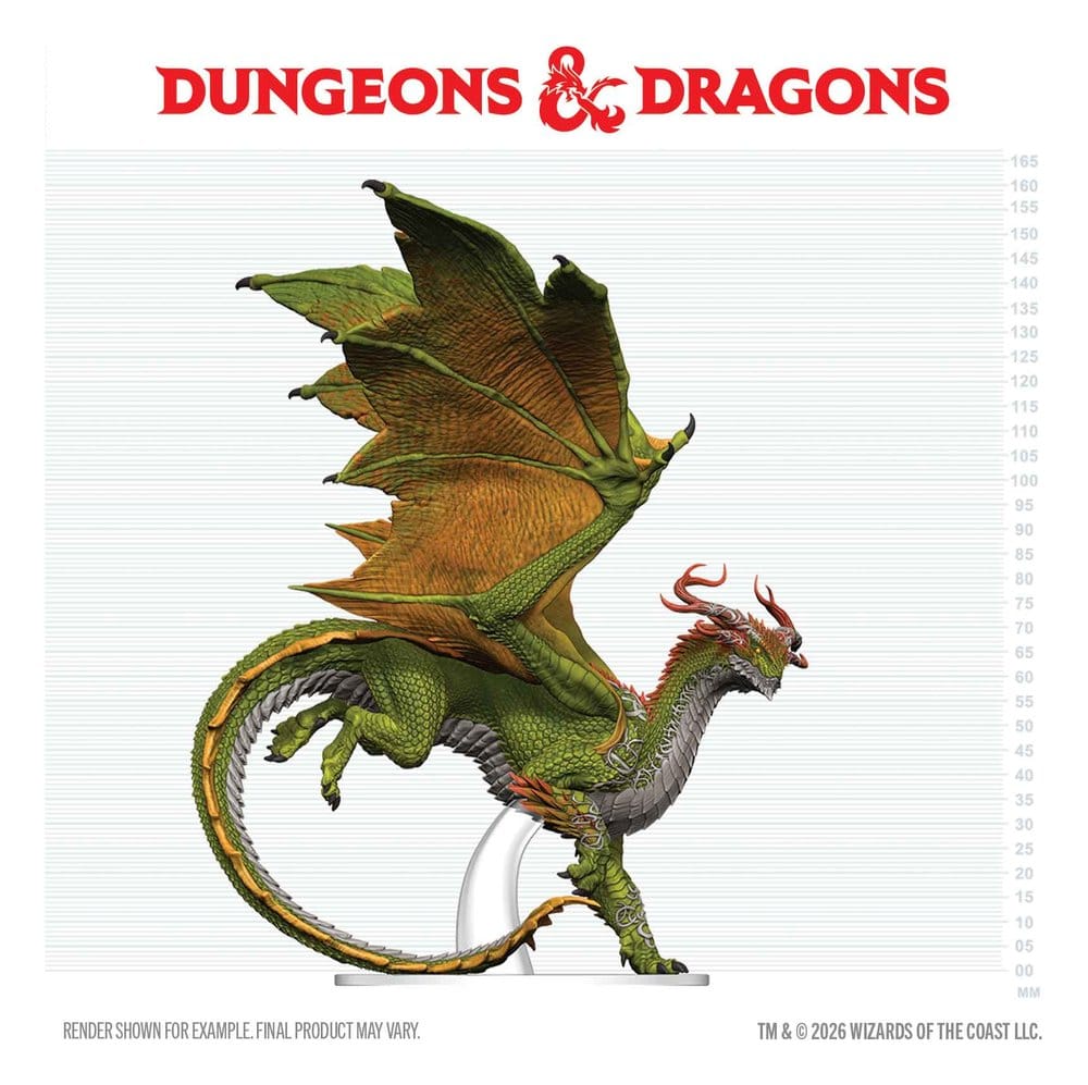 Dungeons & Dragons Icons of the Realms Miniaturen vorbemalt Adult Spirit Dragon 24 cm – Bild 4