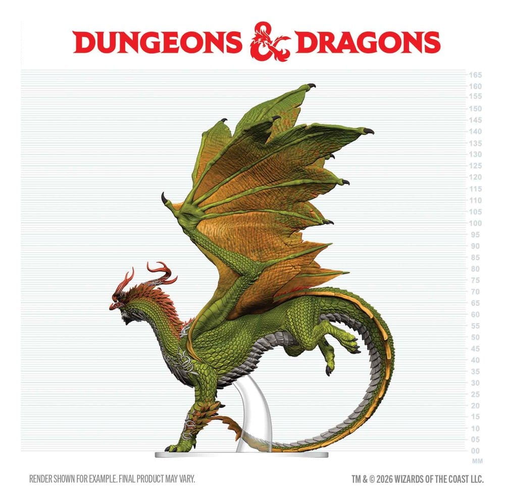 Dungeons & Dragons Icons of the Realms Miniaturen vorbemalt Adult Spirit Dragon 24 cm – Bild 5