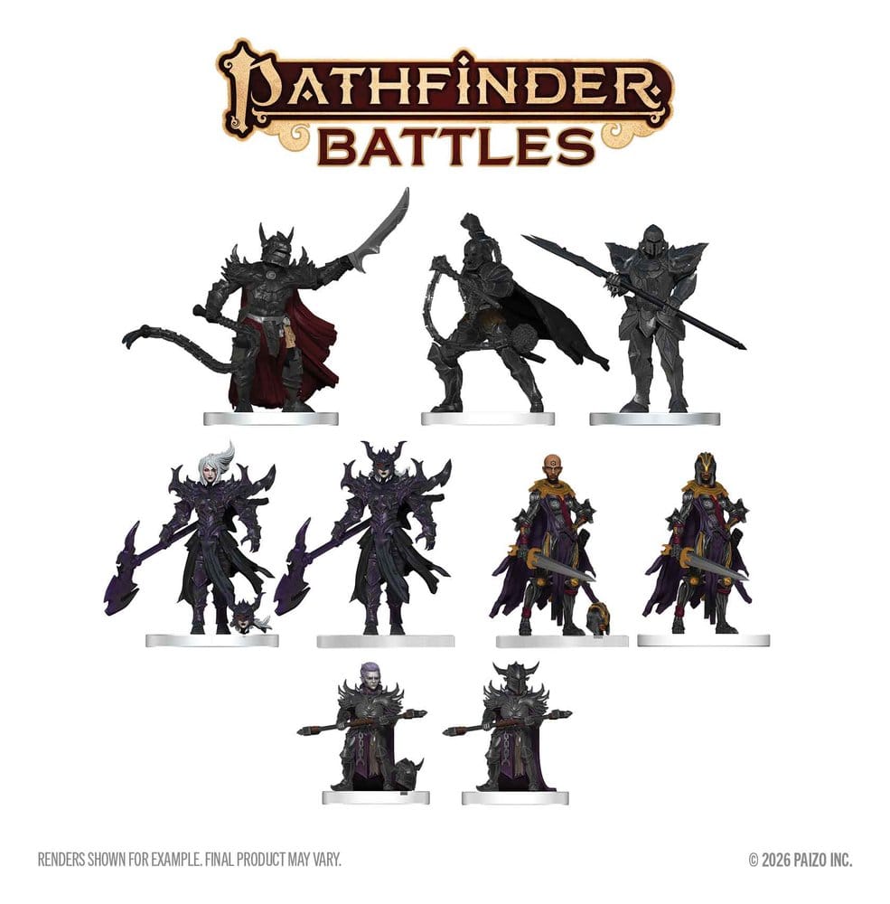 Pathfinder Battles Boxed Miniaturen vorbemalt Hellknight Vanguard 20 cm – Bild 2