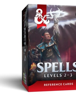 Dungeons & Dragons RPG Referenzkarten: Zaubersprüche (Stufen 2-3) *Englische Version*