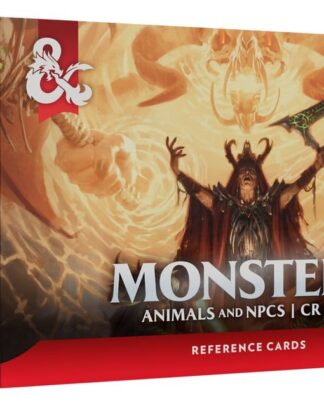 Dungeons & Dragons RPG Referenzkarten: Monster (Tiere und NSCs) *Englische Version*