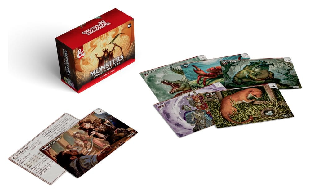 Dungeons & Dragons RPG Referenzkarten: Monster (Tiere und NSCs) *Englische Version* – Bild 3