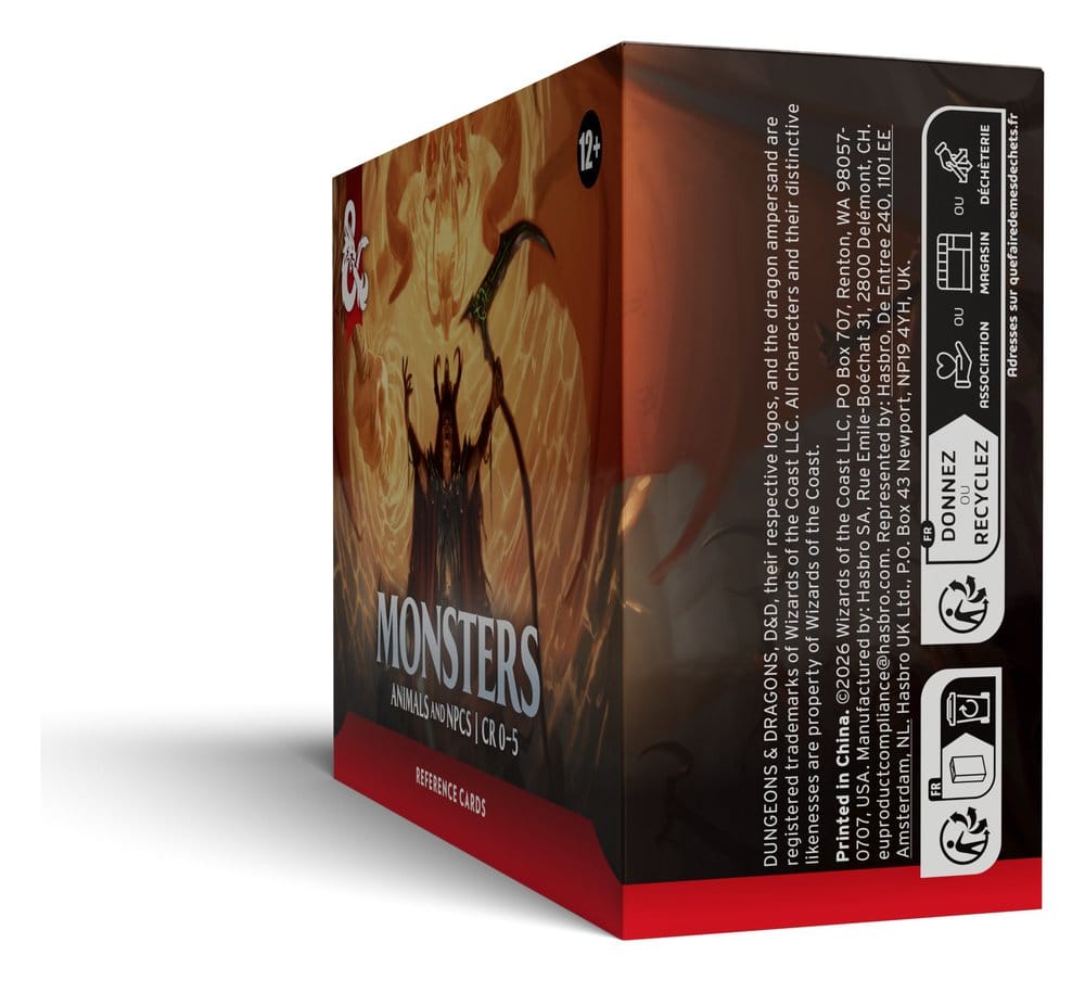 Dungeons & Dragons RPG Referenzkarten: Monster (Tiere und NSCs) *Englische Version* – Bild 5