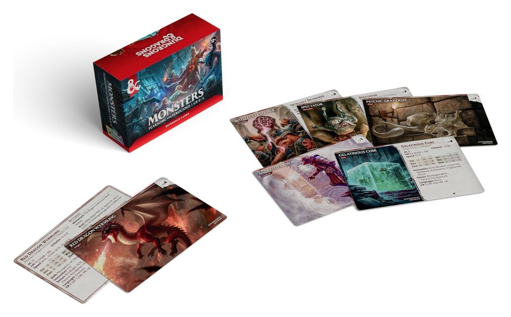 Dungeons & Dragons RPG Referenzkarten: Monster (Furchterregend und Wild) *Englische Version* – Bild 3
