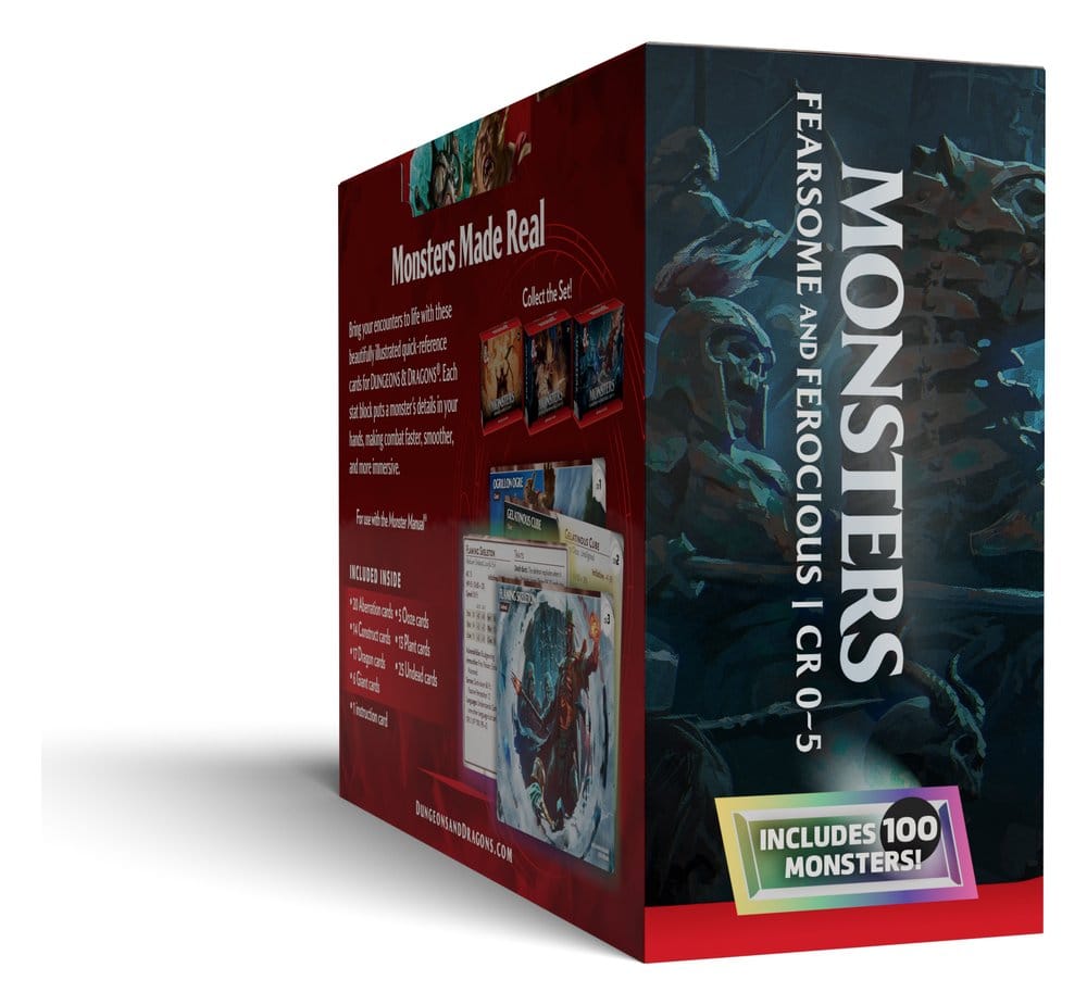 Dungeons & Dragons RPG Referenzkarten: Monster (Furchterregend und Wild) *Englische Version* – Bild 4