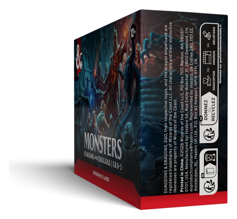 Dungeons & Dragons RPG Referenzkarten: Monster (Furchterregend und Wild) *Englische Version* – Bild 5