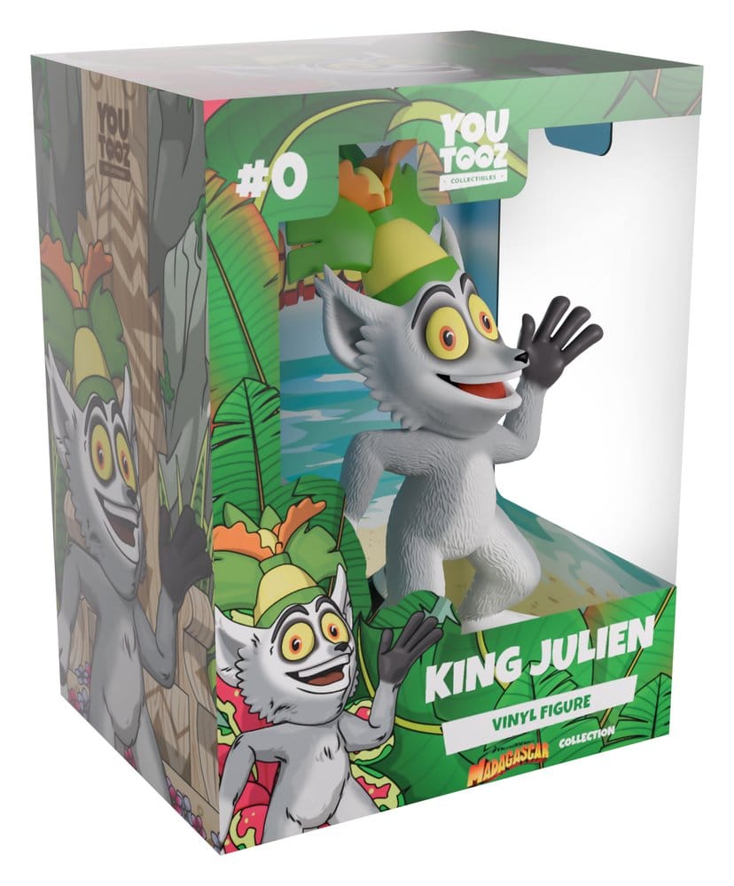 Madagascar Vinyl Figur King Julien 12 cm – Bild 4