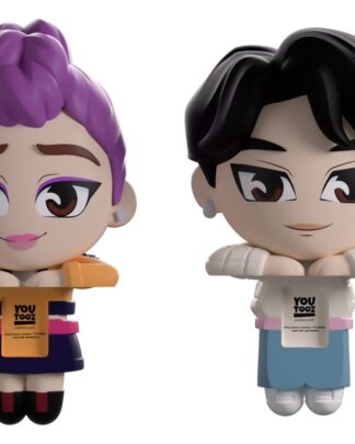 KPop Demon Hunters Vinyl Figuren Jinu & Rumi Monitor Buddiez 6 cm