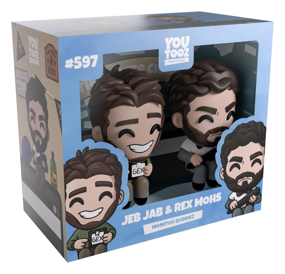 Scott the Woz Vinyl Figuren Jeb Jab & Rex Mohs Monitor Buddiez 6 cm – Bild 4
