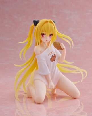 To Love-Ru Darkness PVC Statue Desktop Cute Figure Golden Darkness Roomwear Ver. 13 cm