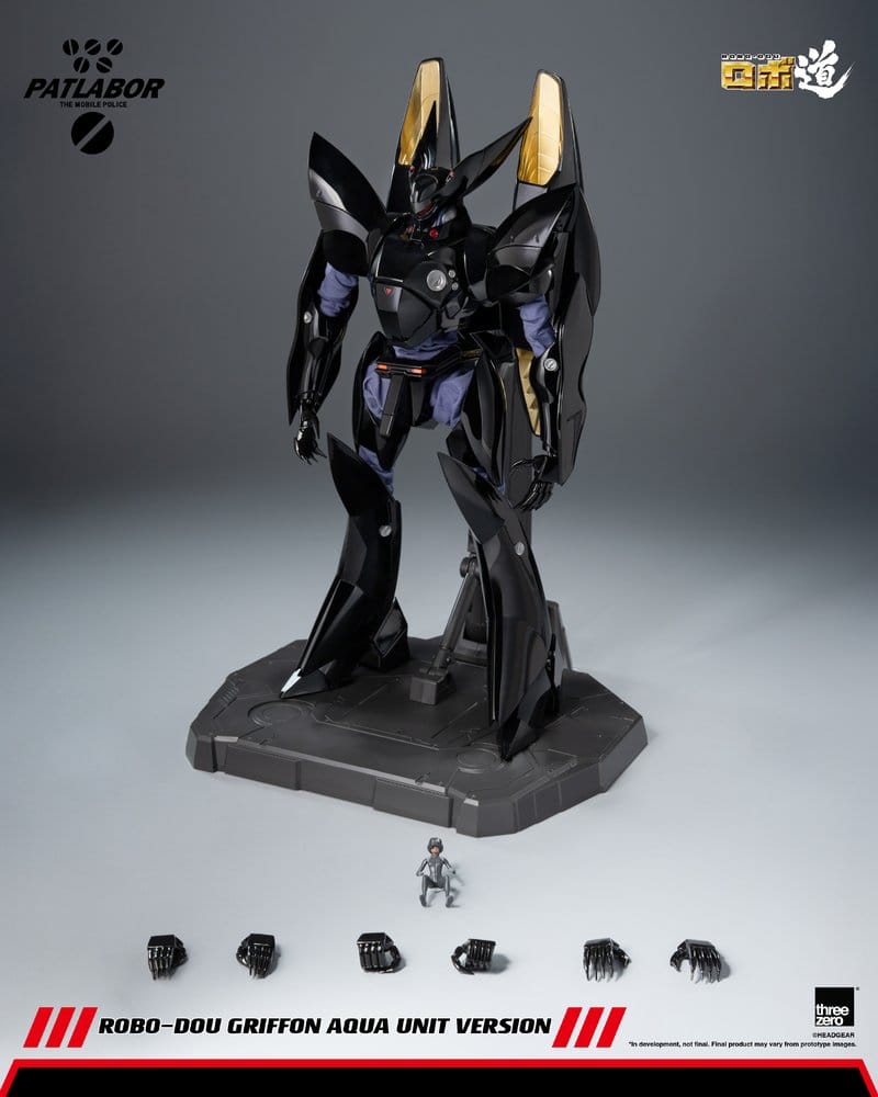 Mobile Police Patlabor Robo-Dou Actionfigur 1/35 Griffon Aqua Unit Version 25 cm – Bild 2