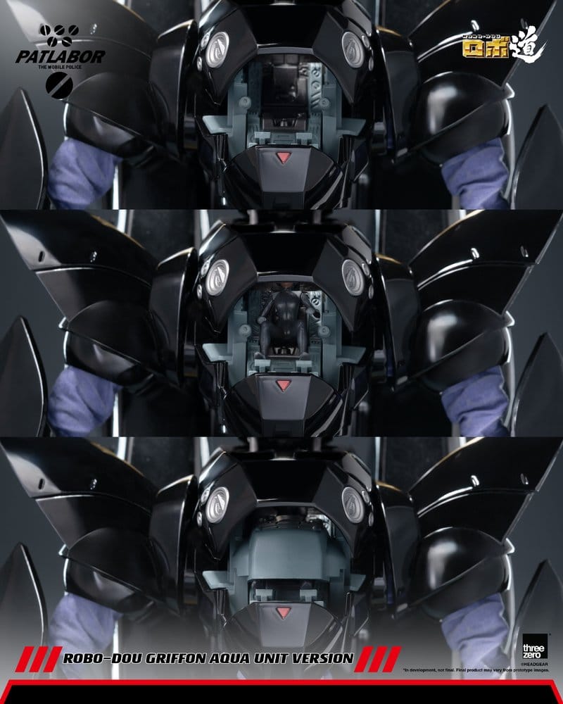 Mobile Police Patlabor Robo-Dou Actionfigur 1/35 Griffon Aqua Unit Version 25 cm – Bild 8