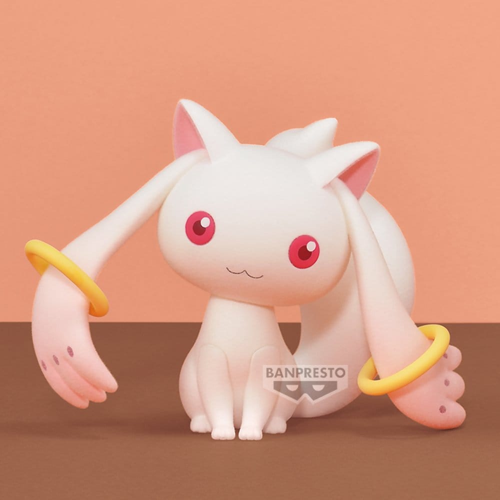 Puella Magia Madoka Magica the Movie Fluffy Puffy PVC-Figur Kyubey & Bebe ver. A Kyubey 7 cm – Bild 2