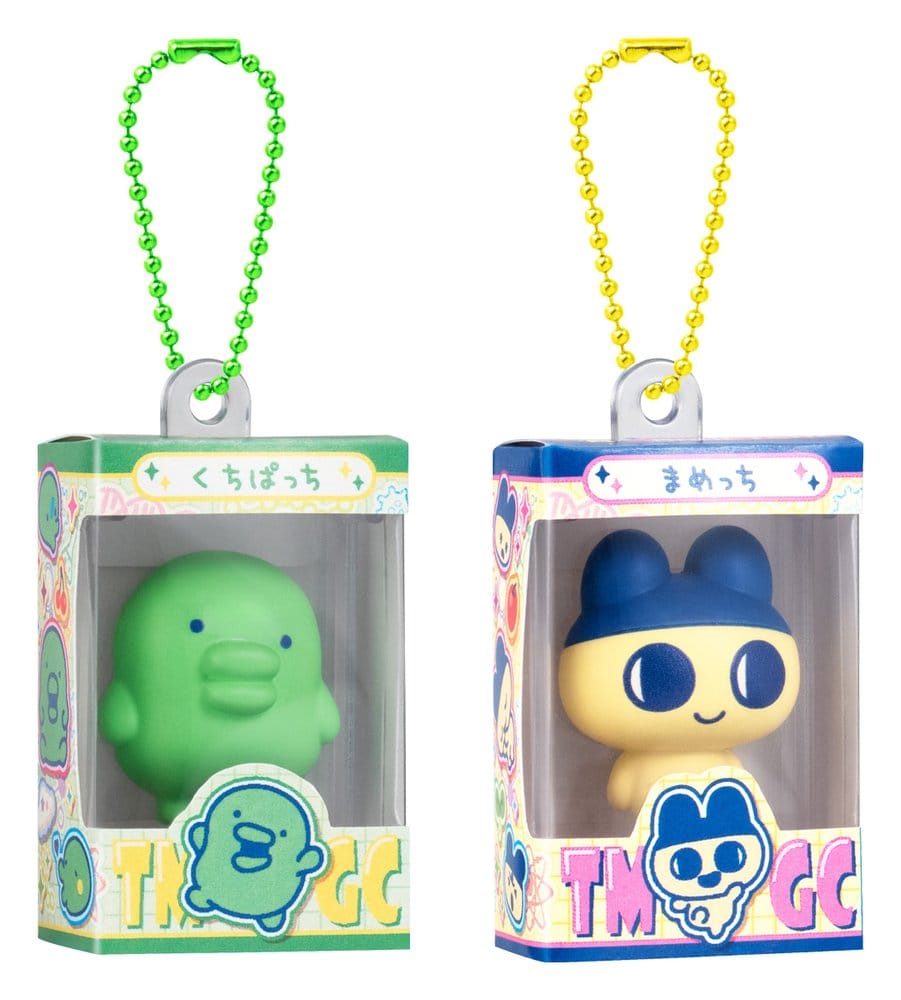 Tamagotchi Shokugan Box Mini-Schlüsselanhänger Wave 5 Blind Box 4 cm Display (12) – Bild 2
