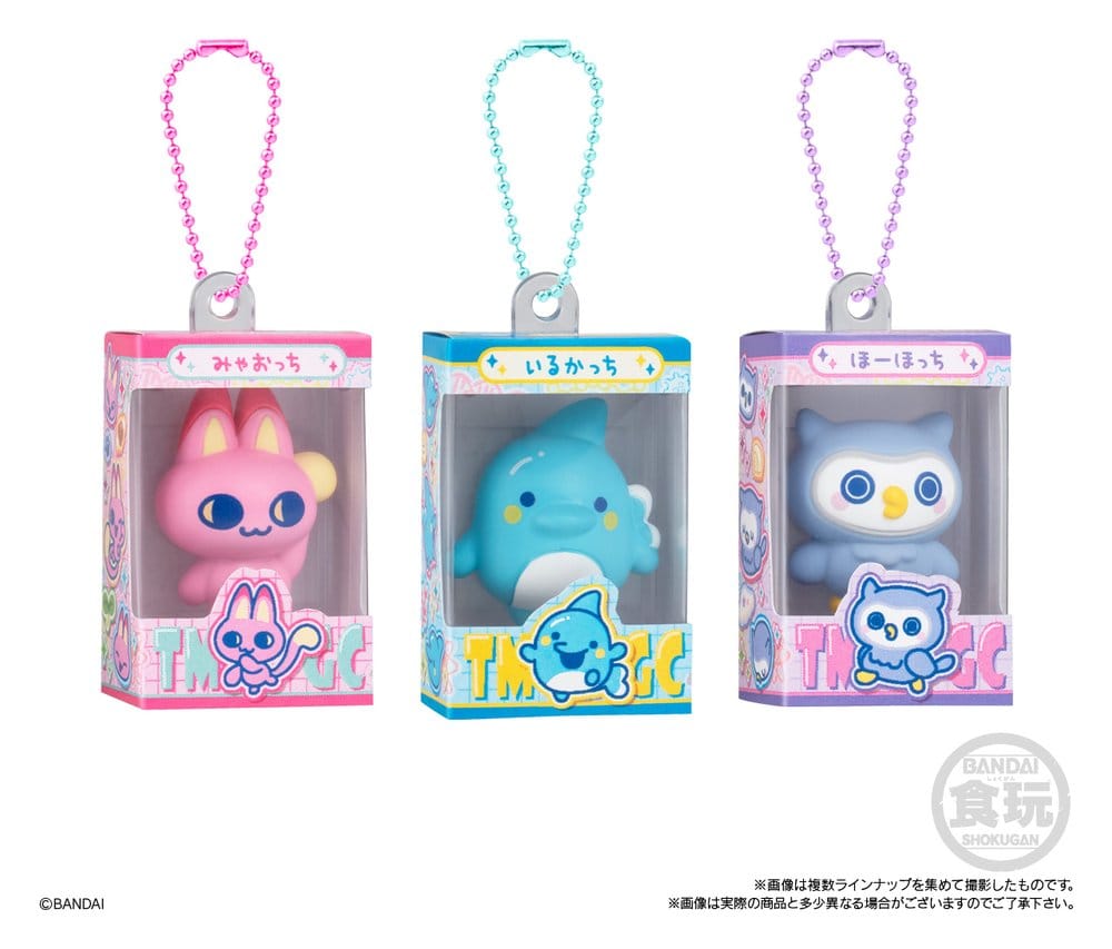 Tamagotchi Shokugan Box Mini-Schlüsselanhänger Wave 5 Blind Box 4 cm Display (12) – Bild 6