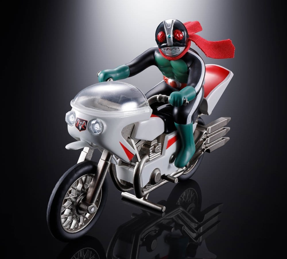 Kamen Rider Chogokin Diecast Actionfigur Cyclone (Masked Rider 2) 9 cm – Bild 7